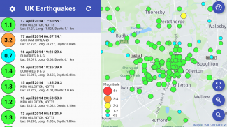 UK Earthquakes screenshot 4