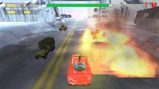 car racing shooting game screenshot 0