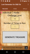 Loot Generator (for D&D 5e) screenshot 2