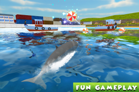 Hungry Blue Whale Attack Simulator screenshot 8