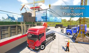 Sea Animal Transport Truck Sim screenshot 2