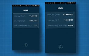 Calculate your age in the other planets screenshot 4