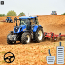 Real Tractor Farming Drive 3D Icon