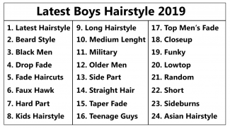 Latest Boys Hair Style screenshot 3