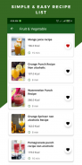 Fruit - Vegetable Juice Recipe screenshot 3