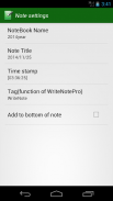 WriteNote screenshot 3