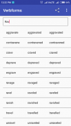 Verb forms -Complete List English Verbs Dictionary screenshot 5