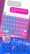 Gelembung Sabun Keyboard Emoji screenshot 1