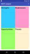 SWOT analysis tool screenshot 0