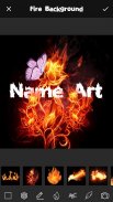 Fire Effect Name Art Maker screenshot 0