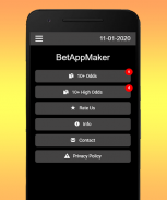 BetAppMaker 10+ ODDS screenshot 1