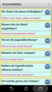 العبارات الألمانية للمسافر screenshot 7