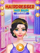 Hairdresser Hair Salon Dressup screenshot 2