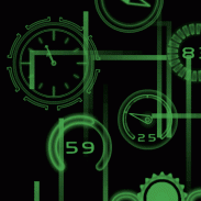 Neon Clock GL Live wallpaper screenshot 7