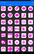 Inverted White and Pink Icon Pack Free screenshot 17