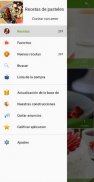 Recetas de pasteles screenshot 2