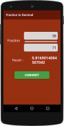 Fraction Math Converter screenshot 3