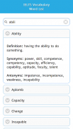 IELTS Vocabulary - Word List screenshot 3