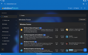 Windows Forums screenshot 1