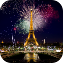 Kembang api di Paris
