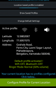 Location Based Profile Setting screenshot 1