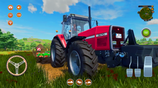 US Tractor Farming Tractor Sim screenshot 0