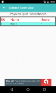Science Exam Quiz screenshot 6