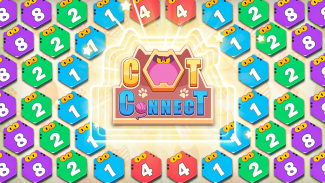 Cat Cell Connect - Merge Number Hexa Blocks screenshot 3