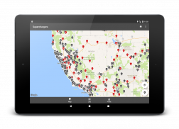 Superchargers for Tesla, incl destination chargers screenshot 6