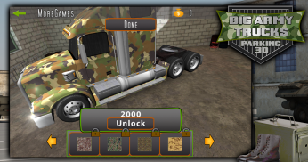 Camions de l'armée Parking 3D screenshot 4