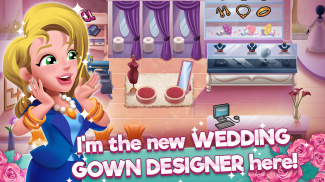 Wedding Dash Salon – Simulador de Tienda de Novias screenshot 1