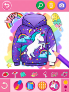 Glitter dress coloring and drawing book for Kids screenshot 1