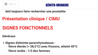 Génito Urinaire screenshot 0