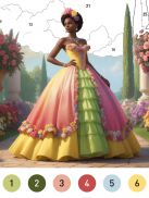 Gown Color by Number Book screenshot 4