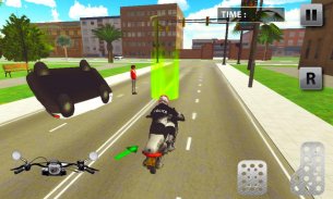 Crime City 3D Police Motorbike screenshot 4