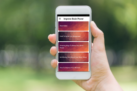 Brain Booster - Improve & activate your Brainpower screenshot 3