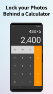 Secret Calculator Lock Vault screenshot 0