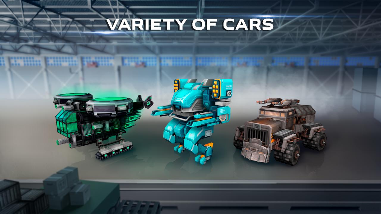 blocky cars shooting games