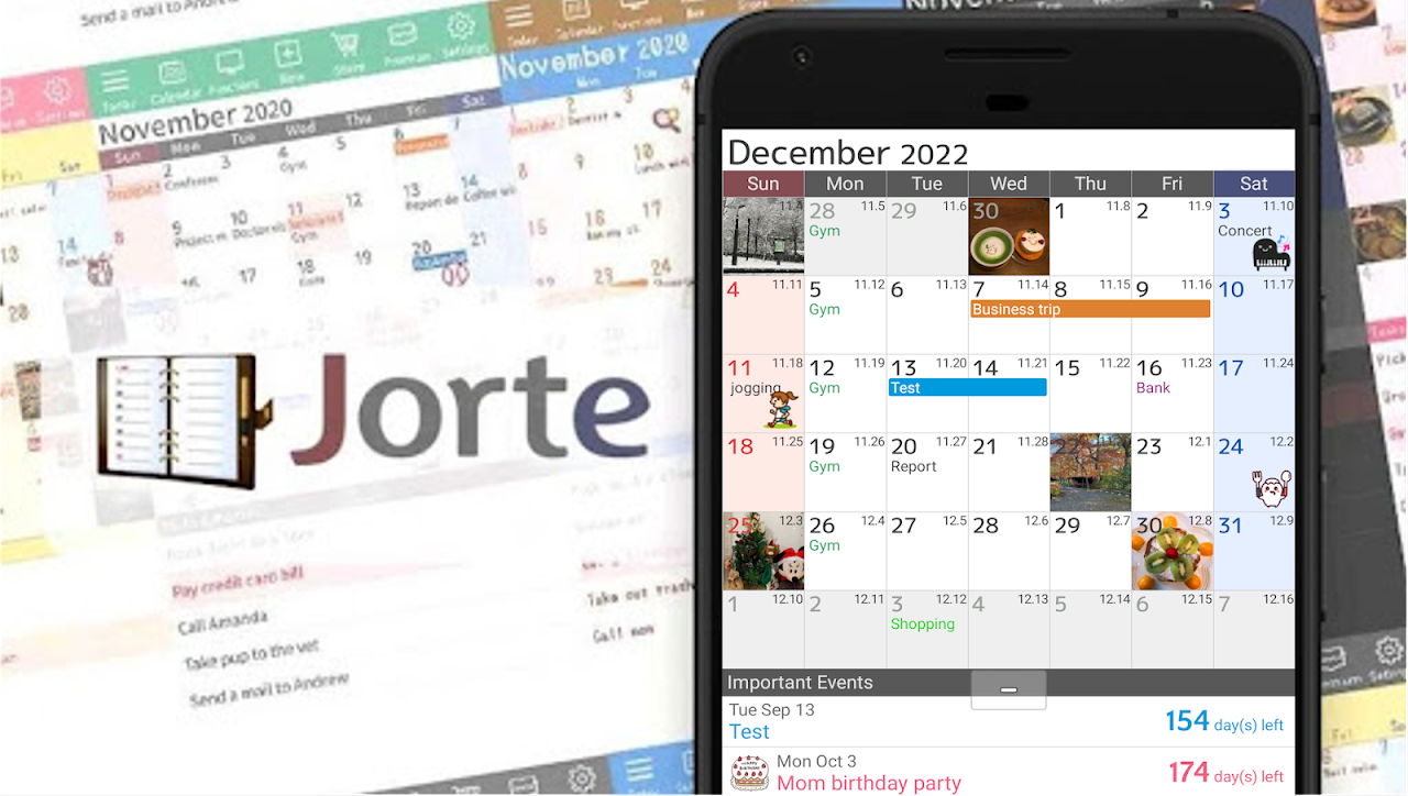 Календарь и органайзер Jorte - Загрузить APK для Android | Aptoide