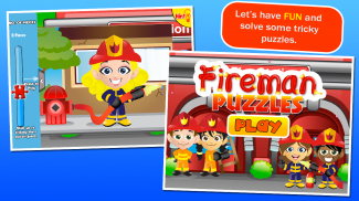 Fireman Kids Puzzles screenshot 0