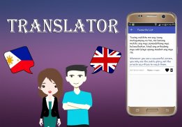 Filipino To English Translator screenshot 2