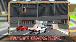 यातायात गति के रेसिंग शहर बुखार कार खेल screenshot 7