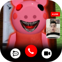 Scary Piggy Granny's 🎙 Video Call & Chat + Sounds Icon