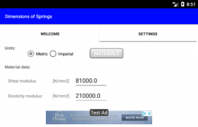 Dimensions of Springs screenshot 2