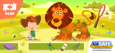 Safari Vet Care games for kids screenshot 0