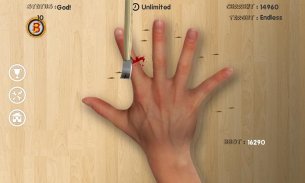 Finger рулетка (нож Game) screenshot 4