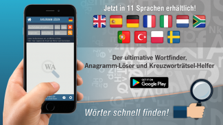 Word Ace - German Word finder & Anagram solver screenshot 1