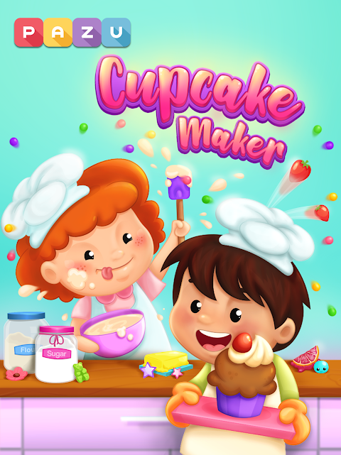 Download do APK de Fábrica fabricantes cupcakes aniversário: jogos para  Android