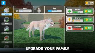 Wolf Family Simulator screenshot 2