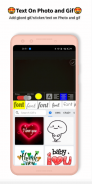Text on Photo and Gif screenshot 5